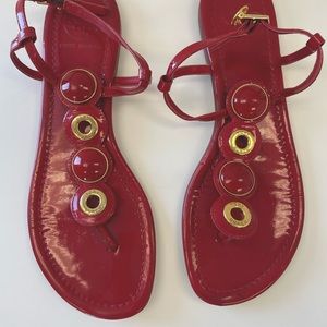 Tory Burch Patent leather t-strap Sandals